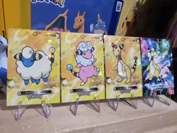 Pokemon Card Database 2 - Mareep Flaafy Ampharos & Mega Evolution - 4 Card Lot - Image 2