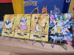 Pokemon Card Database 2 - Mareep Flaafy Ampharos & Mega Evolution - 4 Card Lot - Image 3
