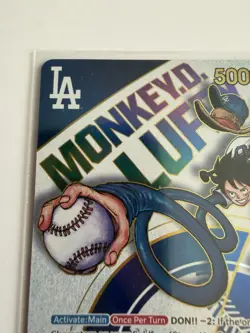 Monkey.D.Luffy (010) (Dodgers x ONE PIECE) EB02-010 One Piece Promotion Cards... - Image 5