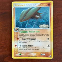 Kabutops 7/92 Reverse Holo Rare EX Legend Maker Pokemon Card DMG - Image 1