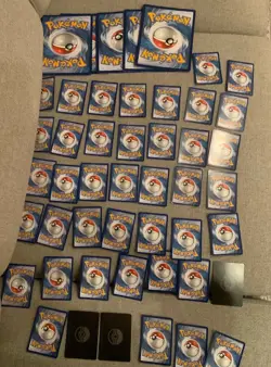 Lot of 48 Pokemon cards, includes V, G, EX, and V Star Cards - Image 2