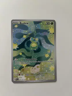 Pokemon Ascended Heroes Budew 221/217 Near Mint TCG Card - Image 1