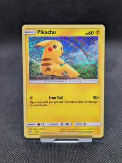 Pokemon Card Pikachu 6/12 McDonald's Promo Promo Holo Rare NM - Image 1