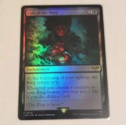 Call of the Ring MTG LOTR #0079 FOIL Rare Enchantment EN - Near Mint - Image 1