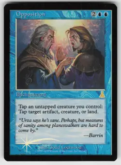 Opposition 40 Urza's Destiny Foil Rare MAGIC: THE GATHERING - Image 1