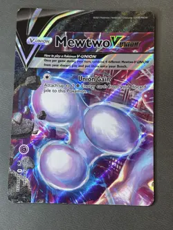Mewtwo V-UNION [Set of 4] SWSH: Sword & Shield Promo Cards Holo Pokemon - Image 2