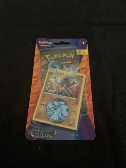 Pokemon LUCARIO XY Steam Siege Blister Pack New Sealed - Image 1