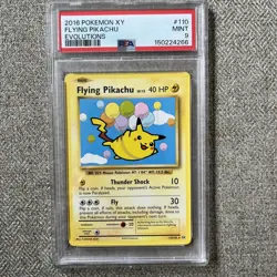 2016 Pokemon XY Evolutions Flying Pikachu #110/108 - Image 1