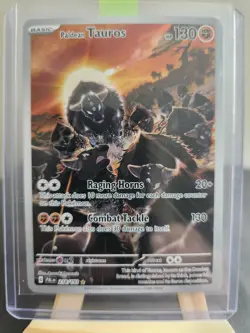 Tauros 218 Illustration Rare Paldea Evolved Pokemon Near Mint - Image 2