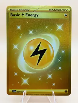 Basic Lightning Energy 257/198 Hyper Rare Scarlet & Violet Pokemon Near Mint - Image 1