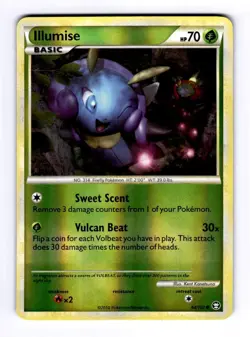 Illumise Triumphant #64 (2010) Common Reverse Holo NM Pokemon - Image 1