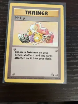 1999 Pokemon Fossil Mr. Fuji #58/62 LP - Image 1