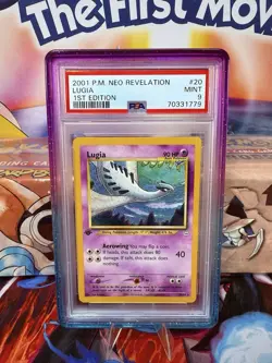 POKEMON 2001 1ST EDITION LUGIA NEO REVELATION PSA 9 - Image 1