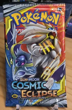 Pokemon Sun & Moon Cosmic Eclipse Booster Pack - Image 1