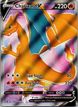 Charizard V SWSH050 Sword & Shield Promo Pokemon TCG Holo P MP - Image 1