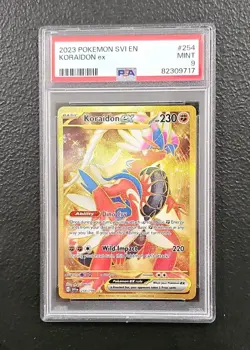 Pokemon Company Pokemon TCG SV01 Koraidon ex 254/198 EX Holo PSA 9 - Image 1