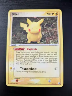 Ditto Pikachu 39/113 NM/LP & Ditto Geodude 62/113 LP/MP Lot Pokemon TCG - Image 3
