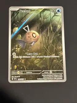 Pokemon TCG Feebas 198/191 Illustration Rare Full Art Holo Surging Sparks - Image 2