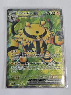 Electivire ex 212/182 ULTRA RARE FULL ART HOLO Destined Rivals Sv10 Pokemon Foil - Image 1