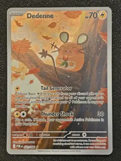 Dedenne 093/088 ME Perfect Order Holo Full Art Illustration Rare Pokemon NM - Image 1