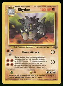 Rhydon 45/64 Jungle Pokemon - Image 1