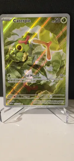 Caterpie - 172/165 - Scarlet & Violet 151 - Illustration Rare - NM - Pokemon TCG - Image 1