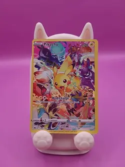 Pokemon Pikachu Secret Rare Full Art Holo 160/159 Crown Zenith - Image 1
