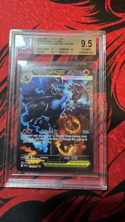 Pokemon Mega Charizard X Ex #125 SIR Phantasmal Flames BGS 9.5 GEM MINT - Image 3
