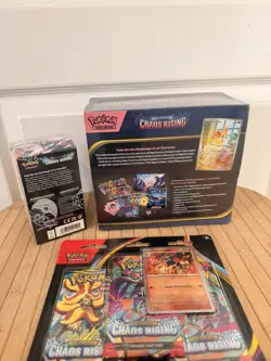 Pokemon TCG - Chaos Rising ETB + Half Booster Box (18) + Blister pack - Sealed✅ - Image 4