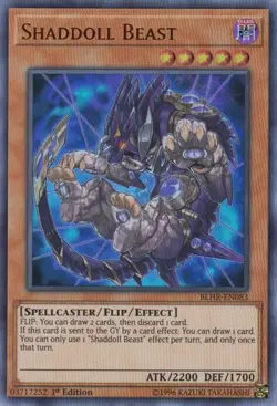 Shaddoll Beast 1st Edition Ultra Rare BLHR-EN083 LP - Image 1