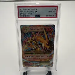 2016 Pokemon XY Evolutions 13/108 Mega M Charizard EX PSA 10 graded - Image 1