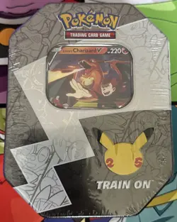 Pokemon TCG 25th Anniversary Celebrations Charizard Tin New/Factory Sealed - Image 1