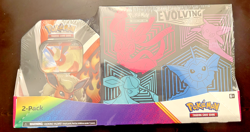 Pokemon TCG Evolving Skies ETB + Tin Costco Bundle Flareon Jolteon SEALED - Image 1