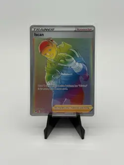 Pokemon TCG Lost Origin Iscan Secret Rare Rainbow Holo 207/196 NM - Image 1