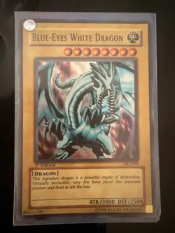 Vintage Yu-Gi-Oh Card Lot Blue-Eyes White Dragon SKE Graceful Charity Lord of D - Image 1
