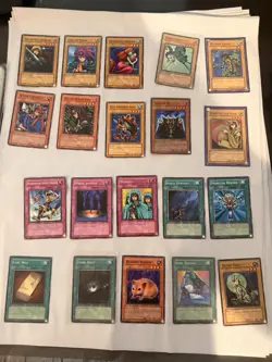 Vintage Yu-Gi-Oh Card Lot Blue-Eyes White Dragon SKE Graceful Charity Lord of D - Image 3