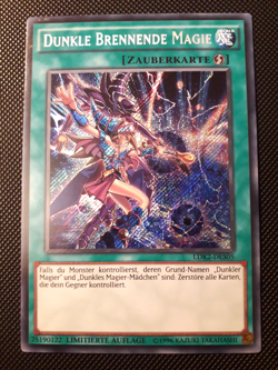Yu-Gi-Oh! Dunkle Brennende Magie, LDK2-DES05, Secret Rare, Limitierte A., NM-EX - Image 1