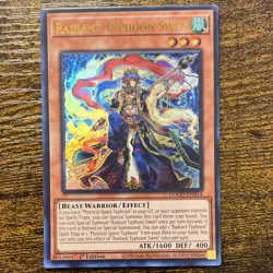 🔥YuGiOh! Radiant Typhoon Swen DOOD-EN014 1st Edition🔥 - Image 1