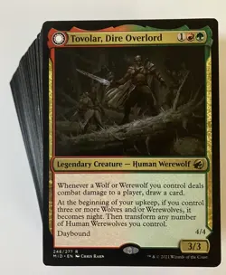 MTG Magic The Gathering Tovolar, Dire Overlord 🐺 Budget 100 Card Commander Deck - Image 1