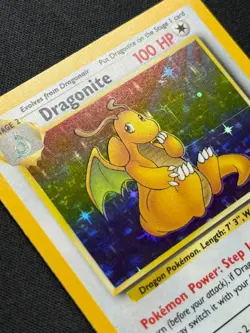 Dragonite - 4/62 - Pokemon Fossil Unlimited Holo Rare Card WOTC - LP/NMU - Image 2