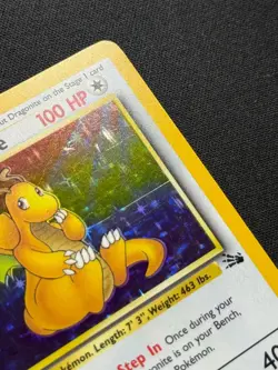 Dragonite - 4/62 - Pokemon Fossil Unlimited Holo Rare Card WOTC - LP/NMU - Image 3