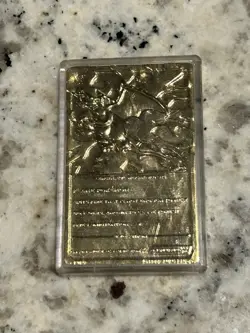 Charizard Burger King Gold Plated 23K Gold Metal Pokemon Card - Image 4