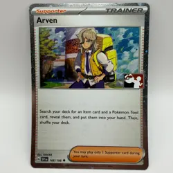 Pokemon TCG Arven Holo Uncommon Prize Pack Series Cards 166/198 NM - Image 1