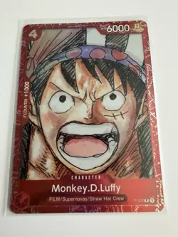 Monkey.D.Luffy (One Piece Film Red) P-022 One Piece Promotion Cards Regular Full - Image 2