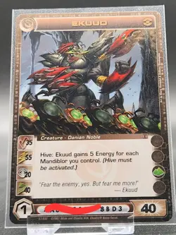 Chaotic Card : Ekuud Dawn Of Perim First Edition Rare Creature - Image 1