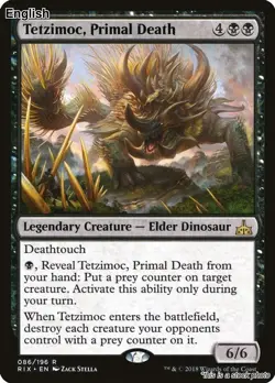 Tetzimoc, Primal Death [RIX - 86] Rivals of Ixalan - Image 1