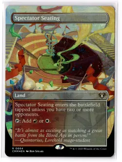 Spectator Seating (Borderless) 664 Commander Masters Foil NM - Image 1