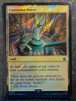 Command Tower (0855) - Surge Foil - Doctor Who (MTG) - Image 1