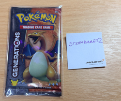 Pokemon TCG Generations Booster Pack Charizard - 10 Cards - Sealed & Sleeved - Image 1