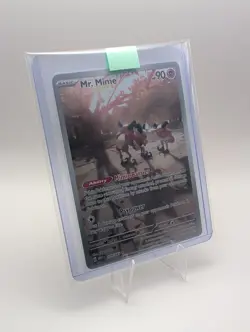 Mr. Mime - 179/165 Illustration Rare Holo English 151 Pokemon Card NM - Image 3